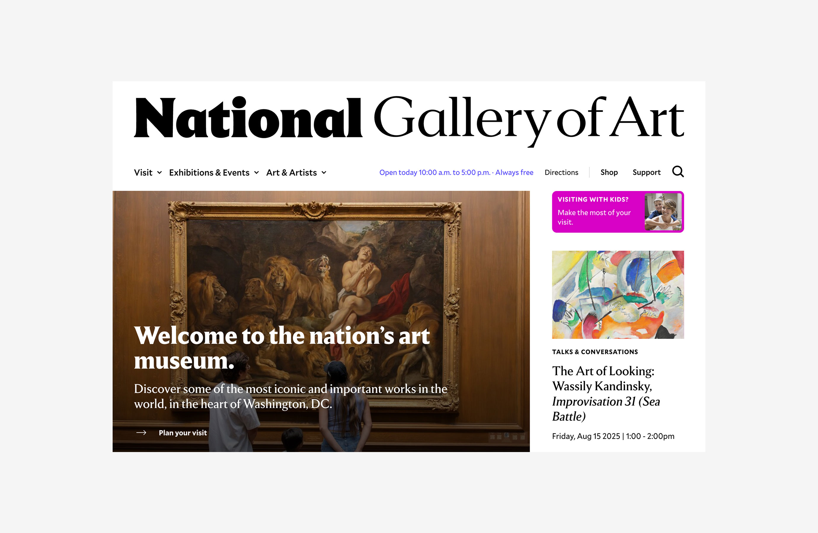 The National Gallery of Art The National Gallery of Art