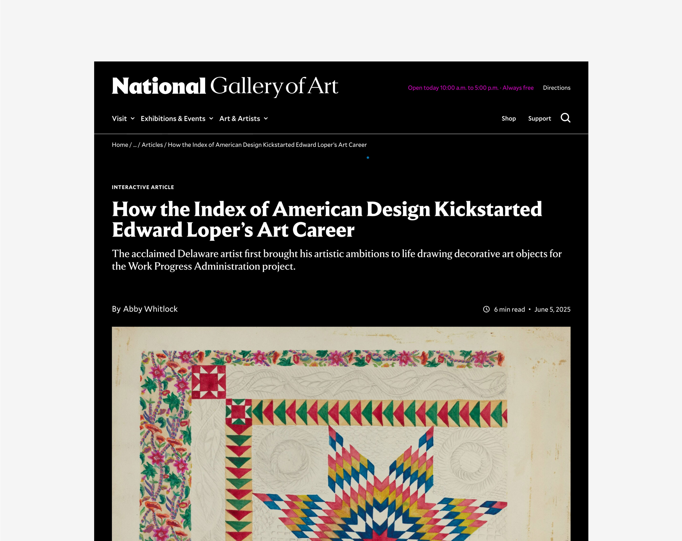 The National Gallery of Art The National Gallery of Art